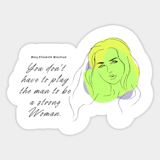 Mery  Elizabeth Winstead's Saying Sticker